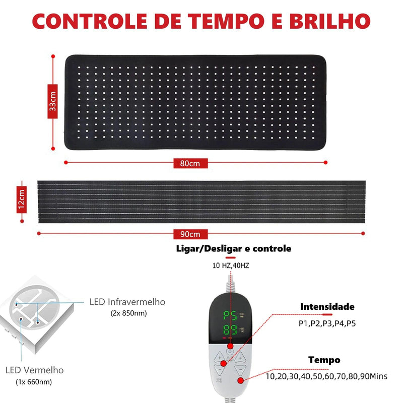 BODY REPAIR™ Painel de LED Terapia Corporal - VitaLux