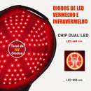 CAPILUS GO™ Boné de LED Terapia Capilar - Bateria Integrada
