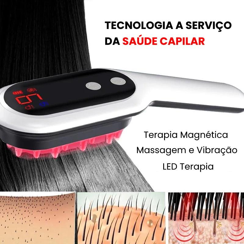 MANA™ Escova de LED Terapia Capilar Anti Queda - VitaLux