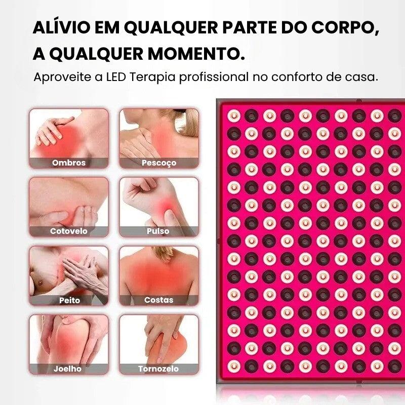 RED RELIEF™ Painel de LED Terapia para a Pele e Dores no Corpo - VitaLux