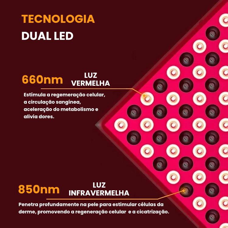 RED RELIEF™ Painel de LED Terapia para a Pele e Dores no Corpo - VitaLux